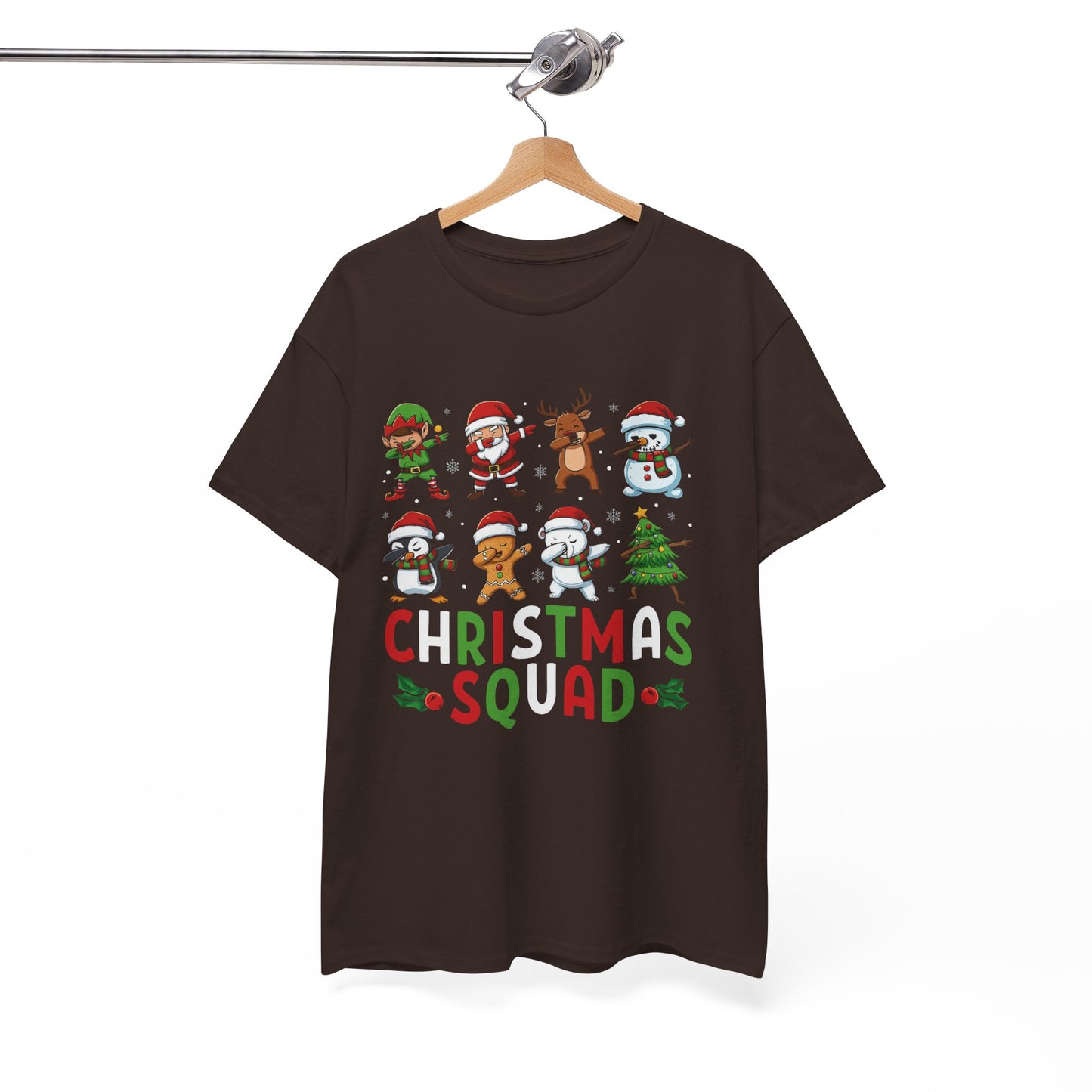 Christmas Squad T-Shirt | Matching Group Christmas Shirts | Funny Holiday Party Tee | Heavy Cotton Family Photo Outfit. Trendy Shirt