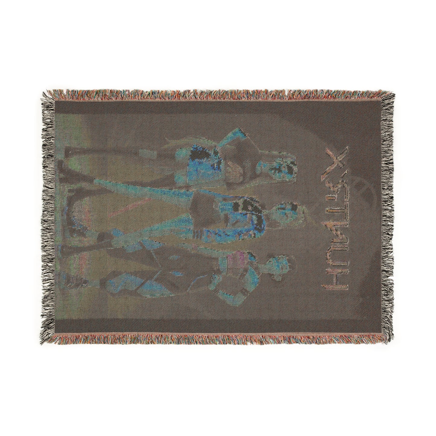 Kpop Woven Blanket | Custom K-Pop Tapestry Throw | Korean Aesthetic Home Decor | Fandom Merch Gift for Fan, Cozy Wall Art, Huntrix Girls