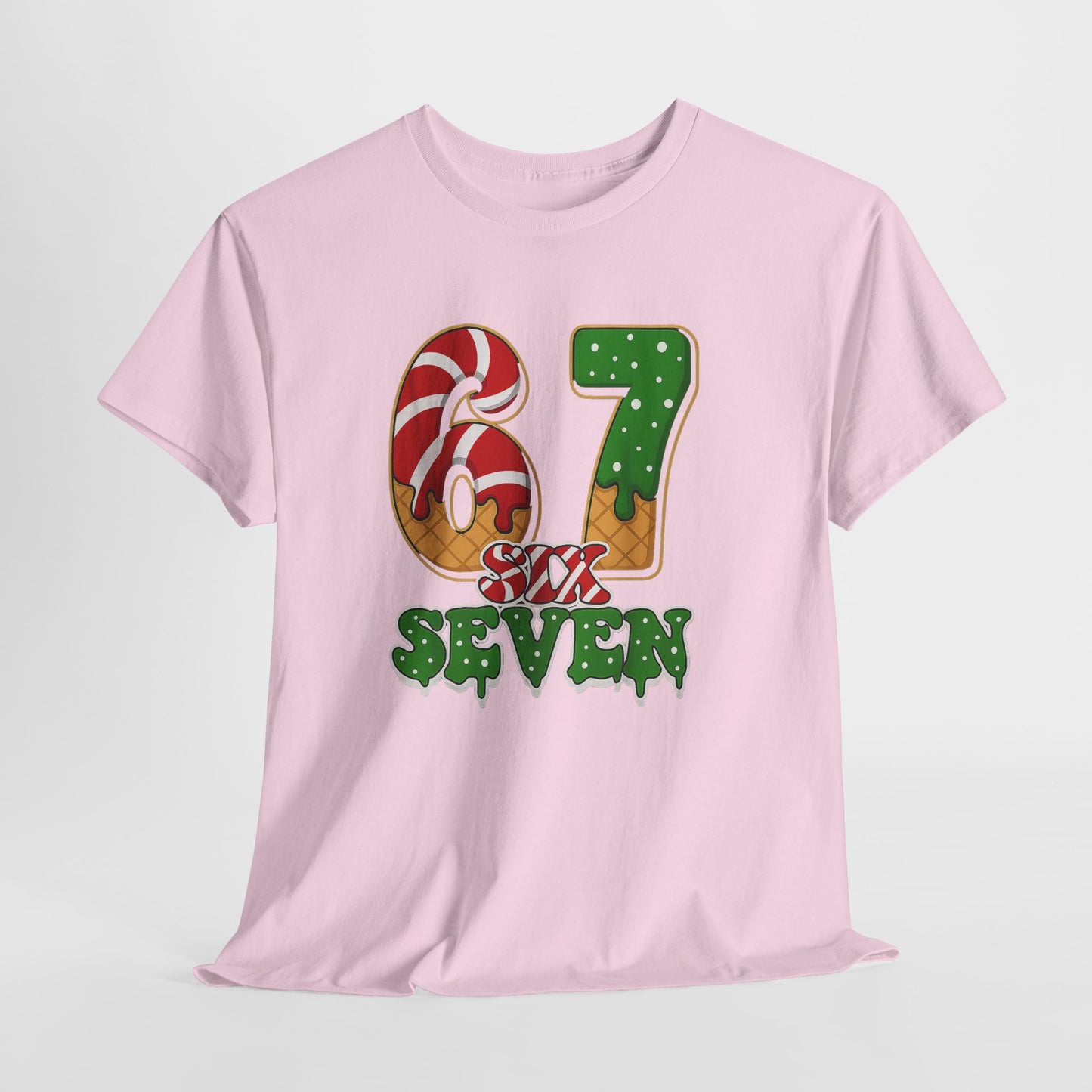 Viral Funny Santa Says Six Seven T-Shirt | Trending Internet Joke Christmas Shirt | Snarky Social Media Humor Tee | Santa 6 7 Christmas Gift