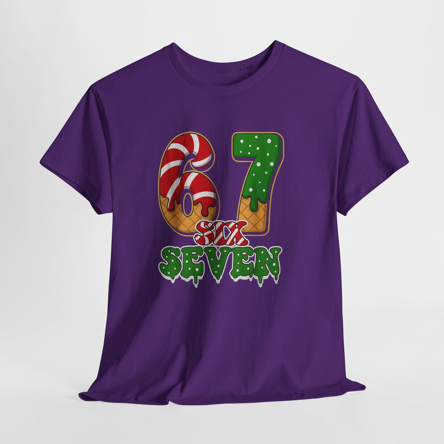 Viral Funny Santa Says Six Seven T-Shirt | Trending Internet Joke Christmas Shirt | Snarky Social Media Humor Tee | Santa 6 7 Christmas Gift