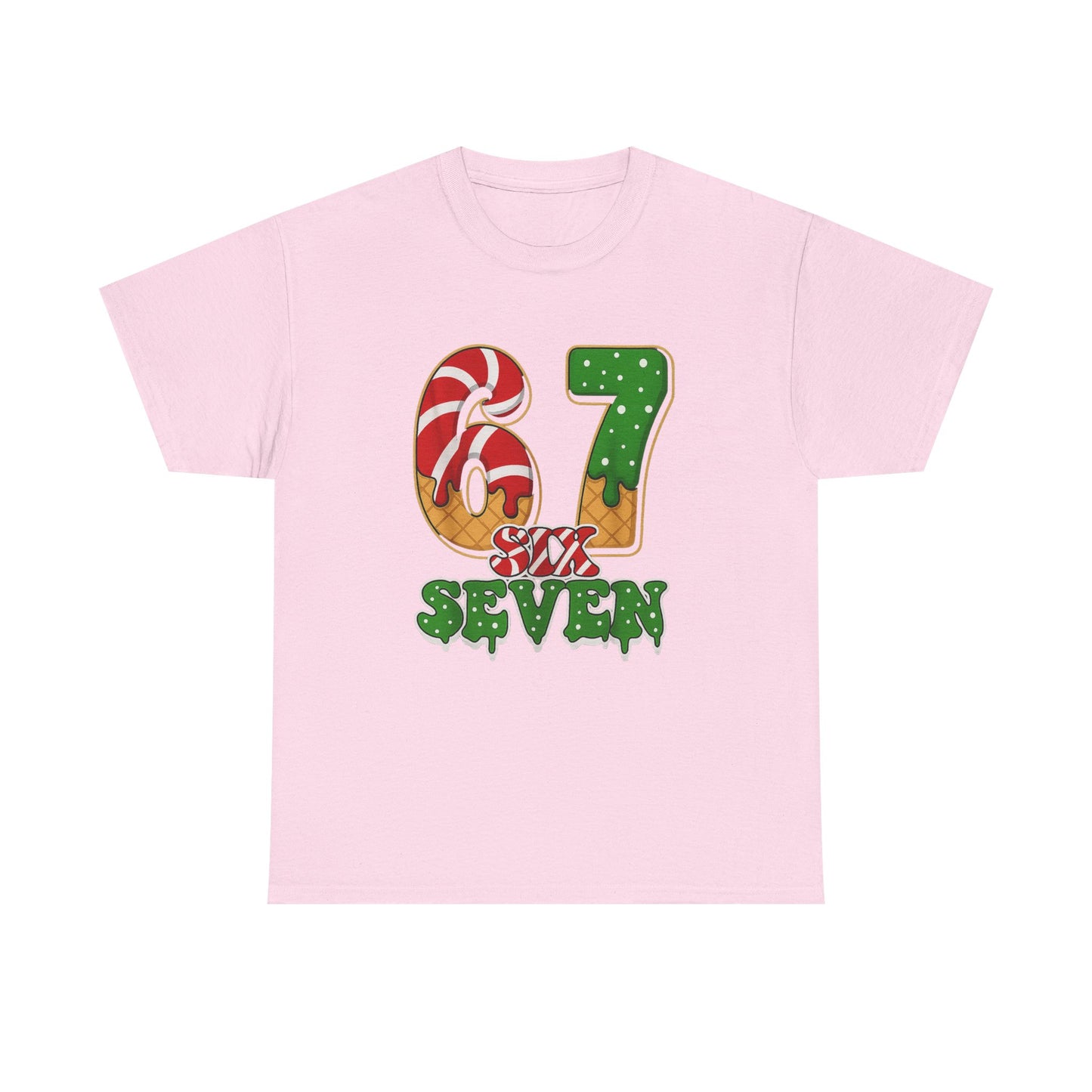 Viral Funny Santa Says Six Seven T-Shirt | Trending Internet Joke Christmas Shirt | Snarky Social Media Humor Tee | Santa 6 7 Christmas Gift